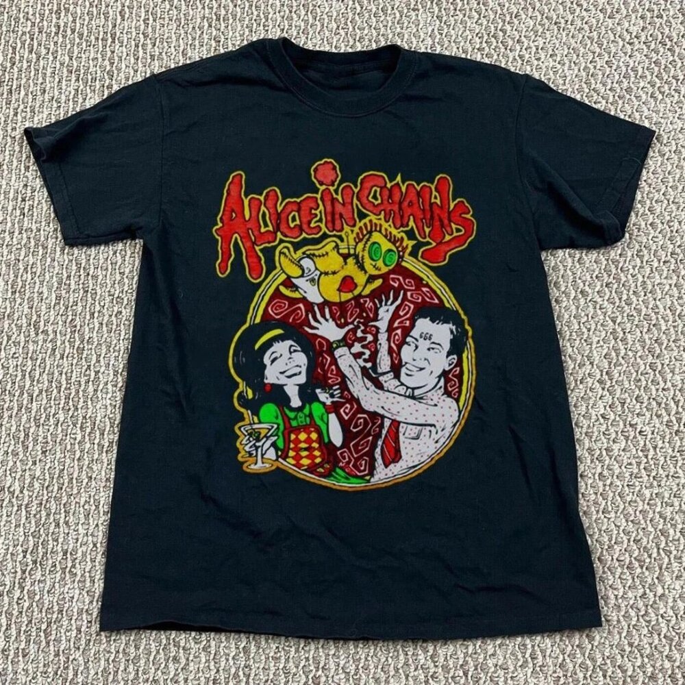 1996 AIC Tour T-shirt, Unisex Black T-shirt